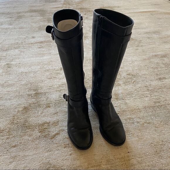 Vero Cuoio Black Leather Boots - Picture 2 of 11